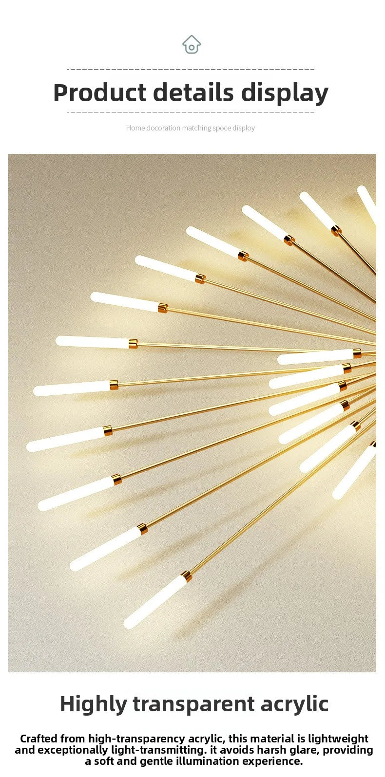 Minimalist LED Ceiling Lamp, Elegant Swirl Firework Design for Living Room, Bedroom, Dining Room