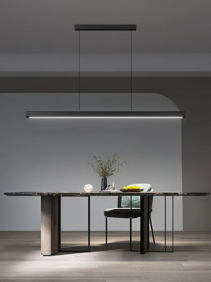 Dining Room Chandelier Dining Table Lighting Kitchen Bar Light LED Linear Lamp Restaurant Pendant Lights Modern Brief Droplight