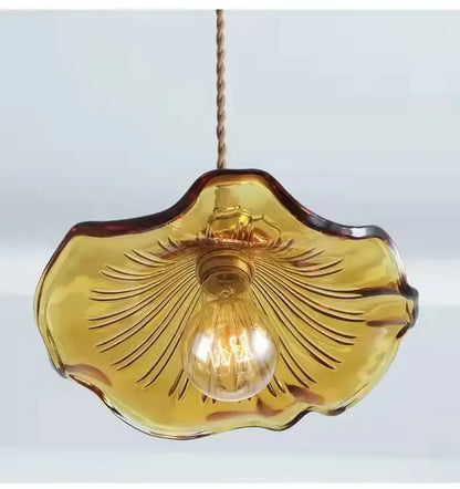 Nordic Style Simple LED Pendant Light Fixtures Bedroom Living Room Bar Colorful Glass Copper Hanging Lamp Lights