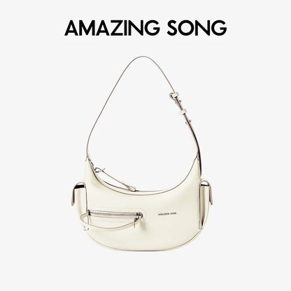 Amazing Song Liqueur Crescent Bag Small Upgraded Large Autumn Style Crossbody Women's Bag Trendy Portable