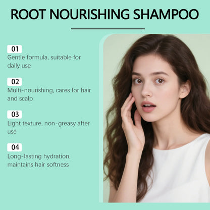 Batana Oil Shampoo - Nourishing Scalp, Smooth and Voluminous Hair, Daily Gentle Shampoo with Lasting Fragrance