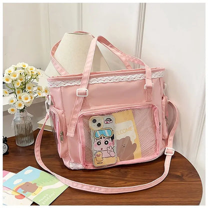Ballet Girl Large Appetite Itabag Japanese Two-Dimension Single Shoulder Crossbody Bag Gift For Friends Women'S Handbag