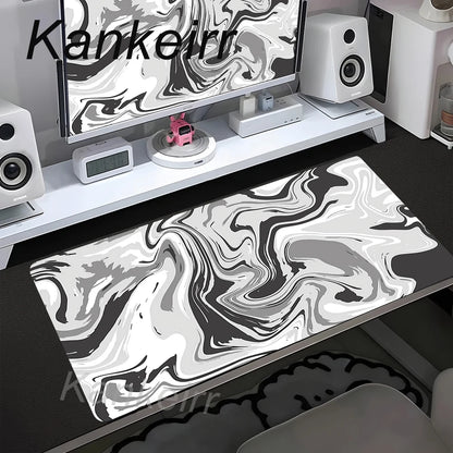 90x40cm Non-Slip Rubber Gamer Mouse Mat Gaming Mouse Pad Strata Liquid Desk Mat XXL Computer Keyboard Table Pad Large Mousepad