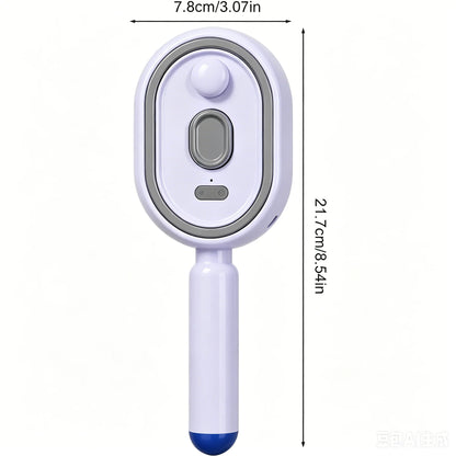 Electric Spray Hair Brush Leave-In Essential Oil Hair Care Red Light Comb Scalp Massage Reduce Frizz Smoothing Air Cushion Comb