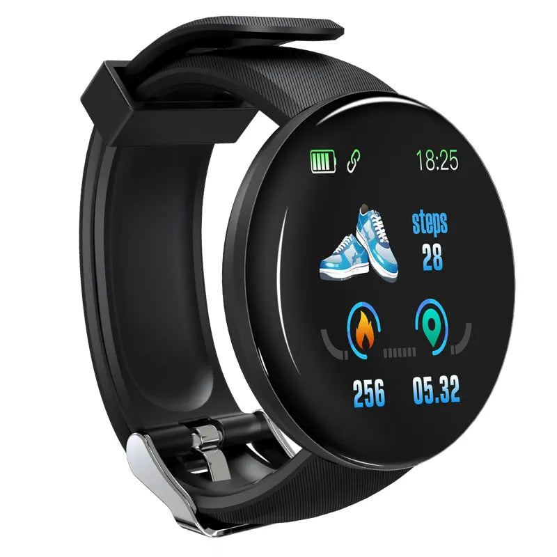 D18 Smart Watch Men Women Smartwatch Blood Pressure Waterproof Digital Watches Sports Fitness Tracker Watch for Apple Watch Band