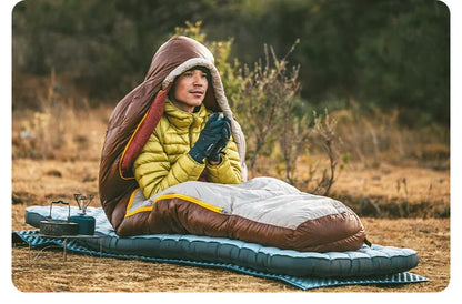 Naturehike SnowBird Down Sleeping Bag Ultralight Waterproof Mummy Sleeping Bag Winter Duck Down Sleeping Bag SP400 SP700 SP1000