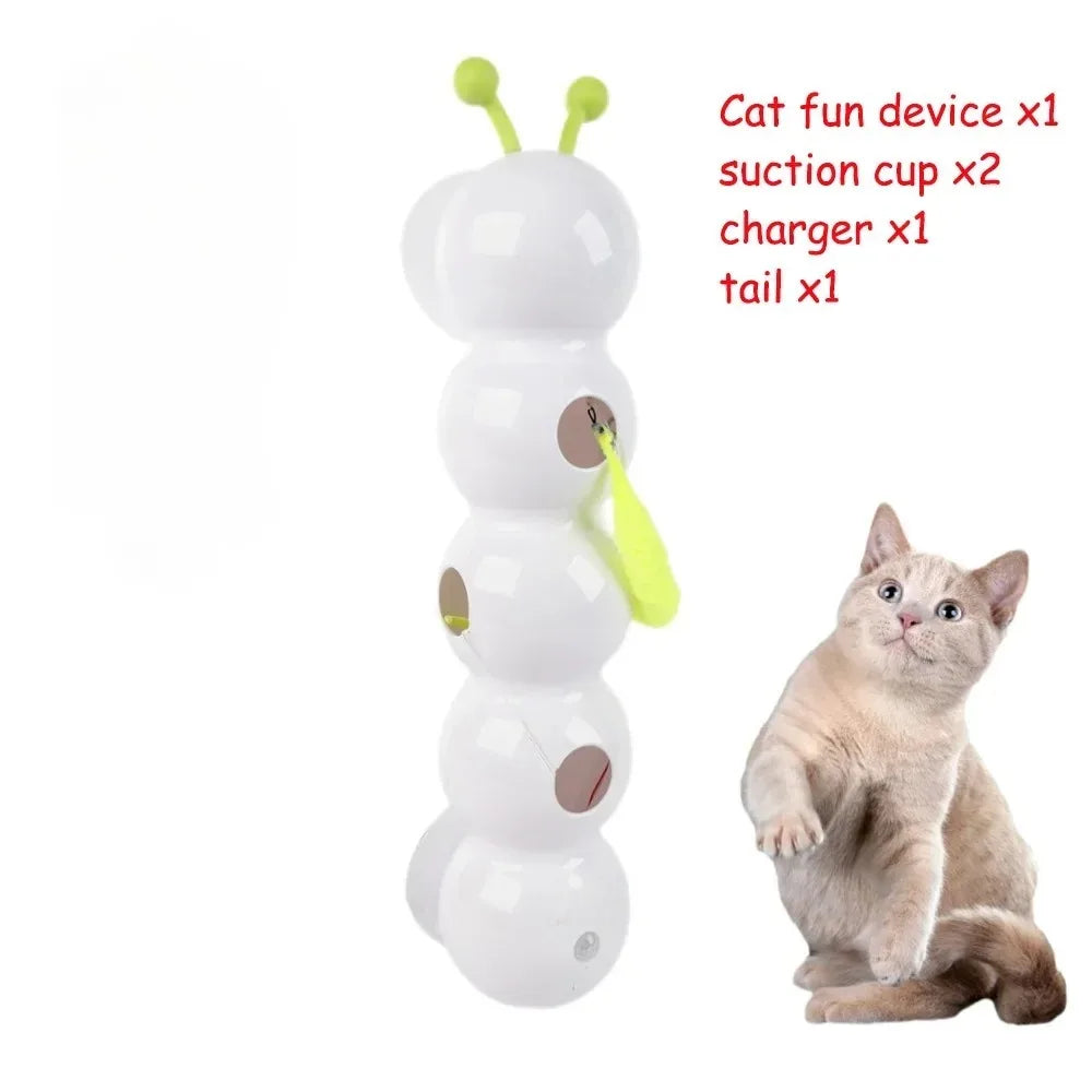 Homefish Intelligent Sensing Cat Toy Suction Cup Electric Self Entertaining And Entertaining Toy For Cats, Electric Charging