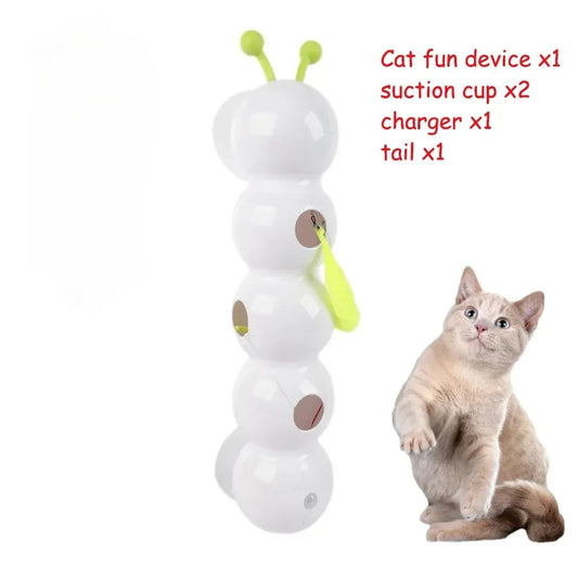 Homefish Intelligent Sensing Cat Toy Suction Cup Electric Self Entertaining And Entertaining Toy For Cats, Electric Charging