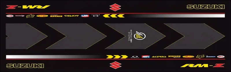 Suzuki Motorsports Carpet Garage Mat Racing Cool Motorcycle Display Electric Bike Mat Entrance Doormat Bedroom Home Decoration