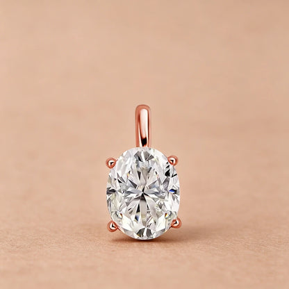BXINY 3-5carat Oval Cut Moissanite Collar Choker Necklace 100% S925 Silver Solitaire Diamond Pendant NeckChain Gift Fine Jewelry