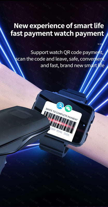 VP999 Android Smart Watch For Man 4G LTE Sim Card Phone Big Screen GPS Sports Electronics Smart Men's Wrist Global Version 2025