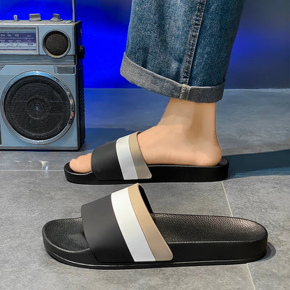 Summer beach slippers for men and women fashion comfortable EVA breathable sandals home indoor sandals plus size slippers 36-46