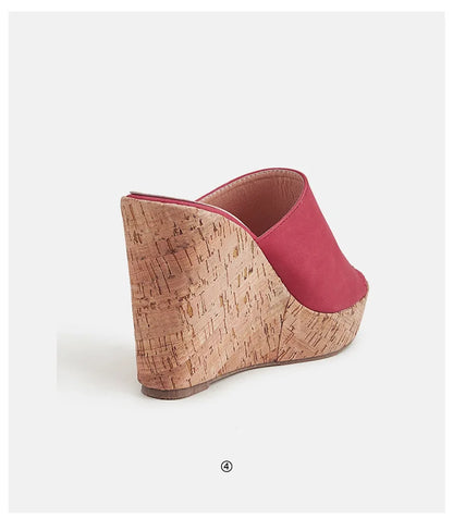 11CM Super High Heels Platform Sandals Women Wedges Open Toe Shoes Ladies Summer Slip On Slippers Beach Slides Femmes Sandalias