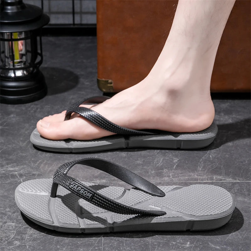 Summer Men's Flip Flops Plus Size 49 50 Soft Comfort Breathable Slippers Non-Slip House Outdoor Beach Slides Massage Flip Flops