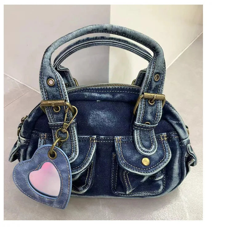 Denim Crossbody Bags for Women Shoulder Bags Hand-held Retro Purse and Handbags Luxury Bags Designers Bag Сумка Женская Bolsa