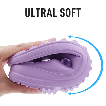 Shevalues Men's Orthopedic Sandals Fashion Couples Beach Flip Flop Summer Outdoor Soft Sandals With Arch Support Bathroom Slides