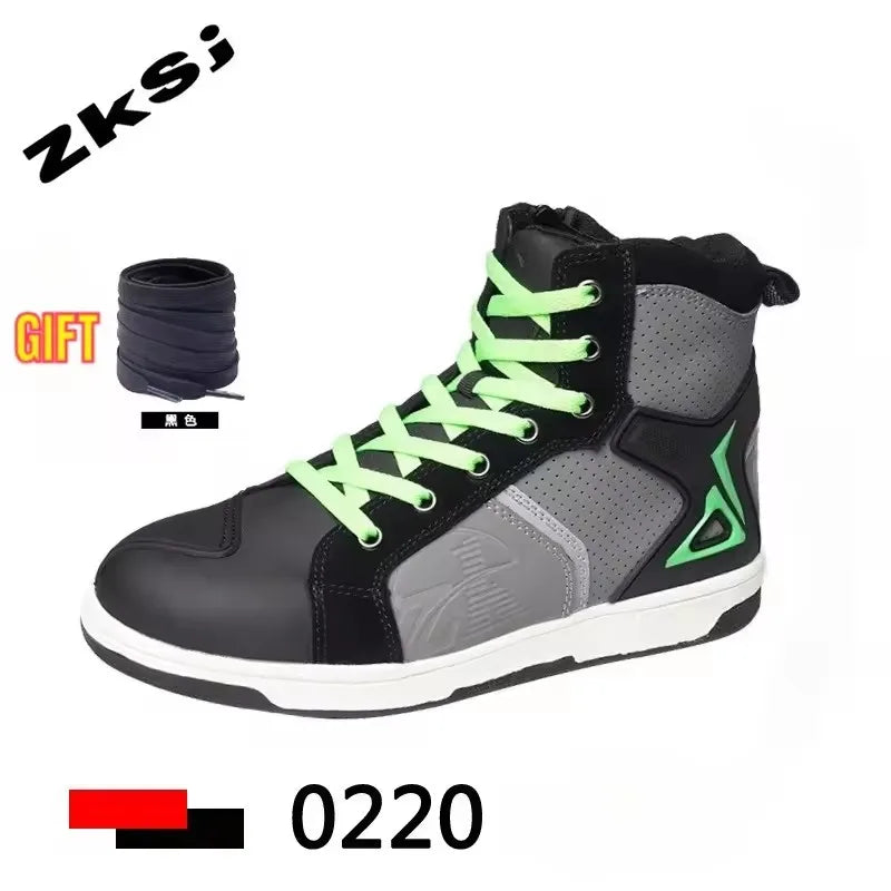 Motorcycle Boots Motos Riders Protective Boots Waterproof Non-slip Motocross Mountain Racing Shoes Casual Shoes Botas Para Moto