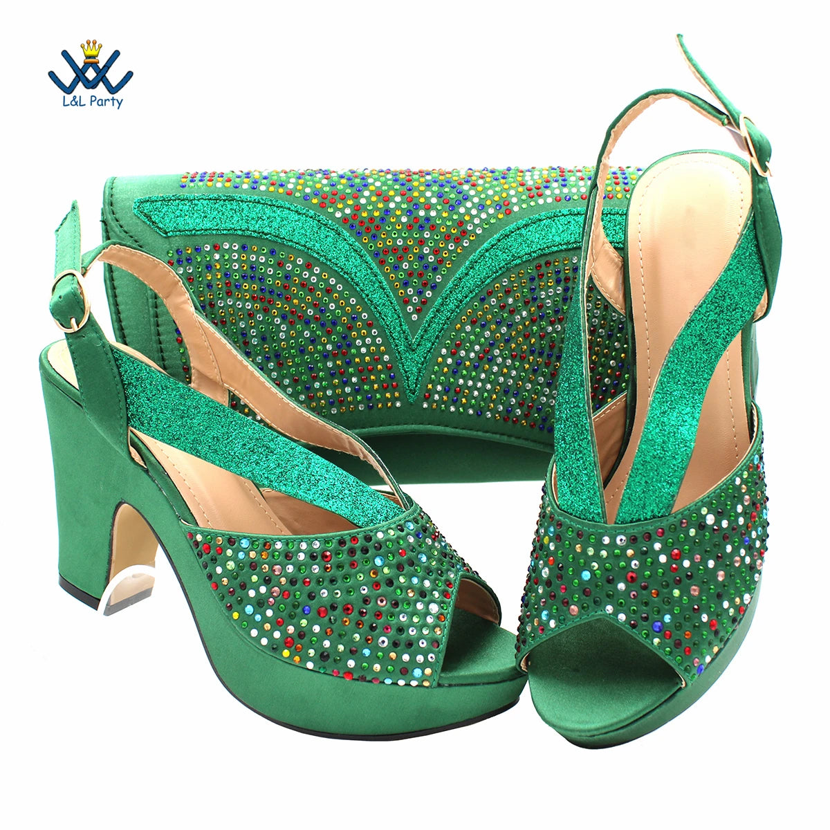 Fashionable Italian Mature Style African Sets Black Color Nigerian Shoes Matching Bags for Royal Wedding Party