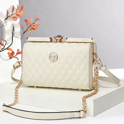 New Women Handbags Fashion Embossed Craftsmanship Portable Shoulder Bag Top-handle Diamond Ladies Bag Wedding Party Bags