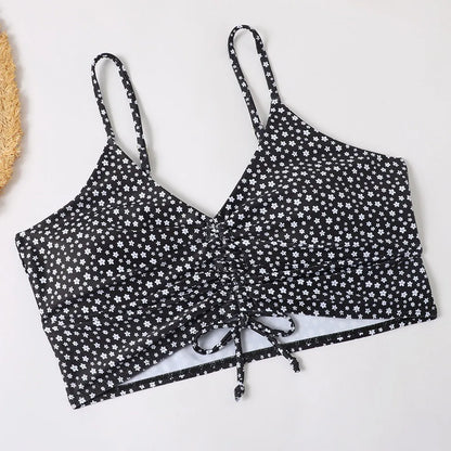 2025 High Waist Bikini Swimsuit Women Push Up Bikini Floral Swimsuit Print Bikini boxers Swimwear Swim Trunks Bathing Suit