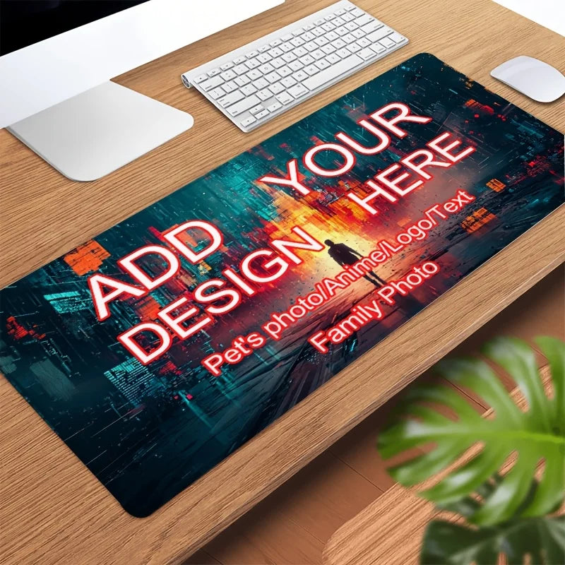 Custom Design Mouse Pad Personalized Upload Image Desk Mat Large Gaming Mousepad Customized Gift for Friends Family