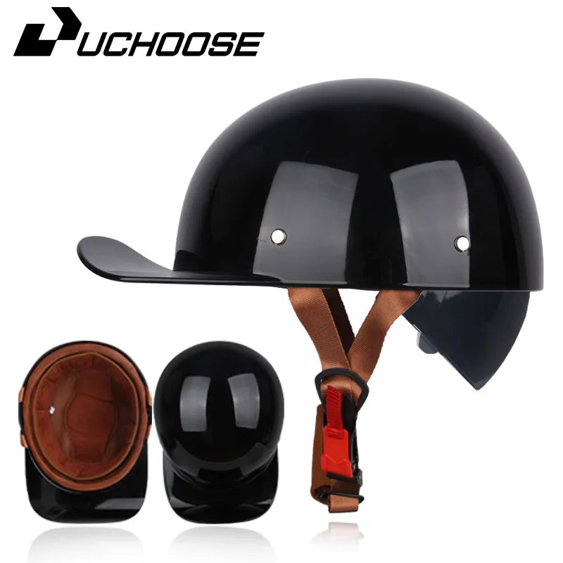 Vintage personalized men's and women's baseball caps motorcycle helmets ladybug helmets electric car baseball caps, half helmets