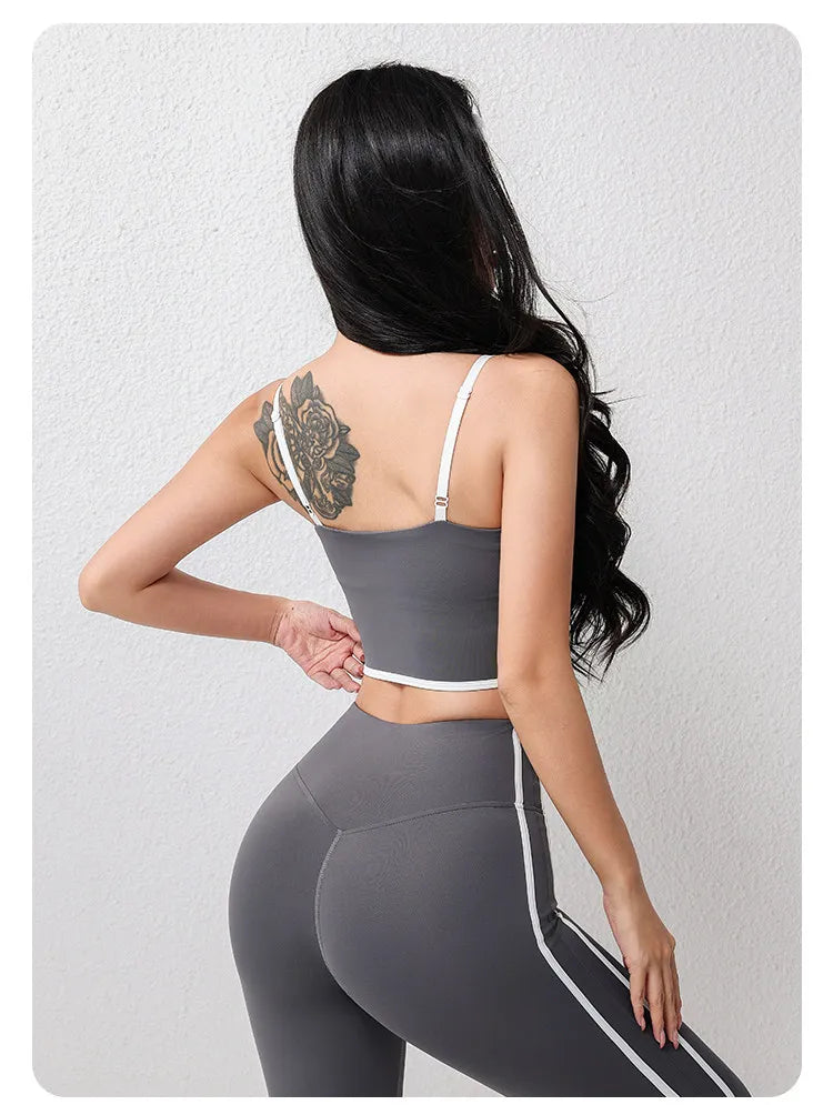Women's Plus Size Fitness Flare Yoga Pants Four-Way Stretch Breathable Full Length Elastic Waist Hip Lifting Yoga Trousers