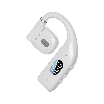 2PCS Bluetooth Ear Hooks Rotatable Earphones LED Digital Display Wireless Sport Headphones Long Battery Life Headset