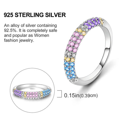 2026 New 925 Sterling Silver Rings Zircon Sparkling CZ Rings Rings For Women Original Wedding Fine Jewelry Accessories Gifts