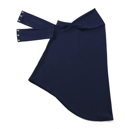 Ready To Wear Full Cover Inner Instant Hijab Premium Quality Jersey Scarf With Tie Back Buttons Muslim Women Turban Caps