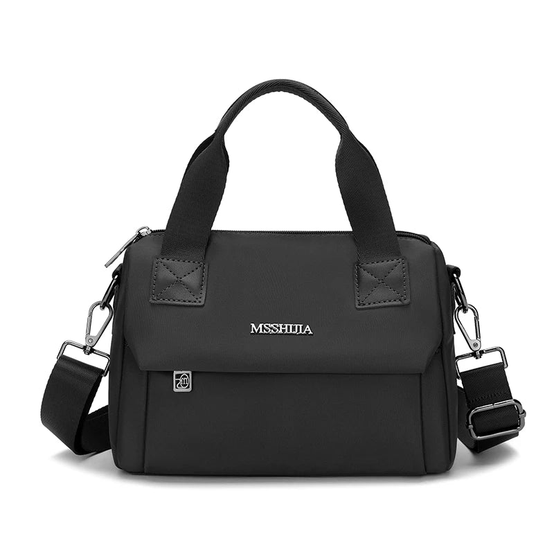 Ladies Lightweight Shoulder Bag Waterproof Nylon Handbag for Commuter Work Casual Crossbody Bags for Women Messenger Bag