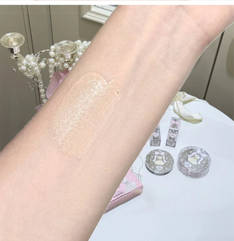 JOJO DIARY Ballet Day Series Makeup Gift Box Fitting Base Makeup Colored Lipstick Necklace Gift Giving