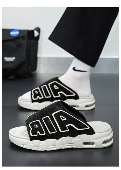 Men's Slippers 2025 Summer Breathable Slippers Large Fashion Platform Casual Shoes for Men New Light Sneakers Zapatos De Hombre