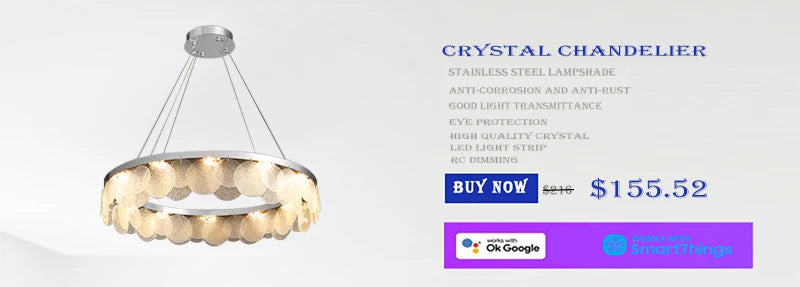 Modern Luxury Lustre Crystal Chandelier Living Room Ceiling Lights Dining Room LED Chandeliers Villa Gold Crystal Pendant Lamp