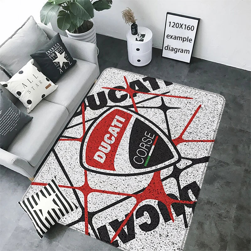 House Entrance Doormat Hallway Carpet Motorcycle Living Room Rugs D-Ducati Foot Carpets Bath Rug Floor Mats Non-slip Home Decor