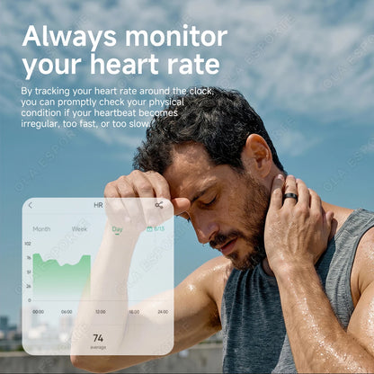 2026 Smart Ring New Technology free gifts Couple Ring for Women Men  Waterproof Sport Rings Heart Rate Pressure Monitor All Size