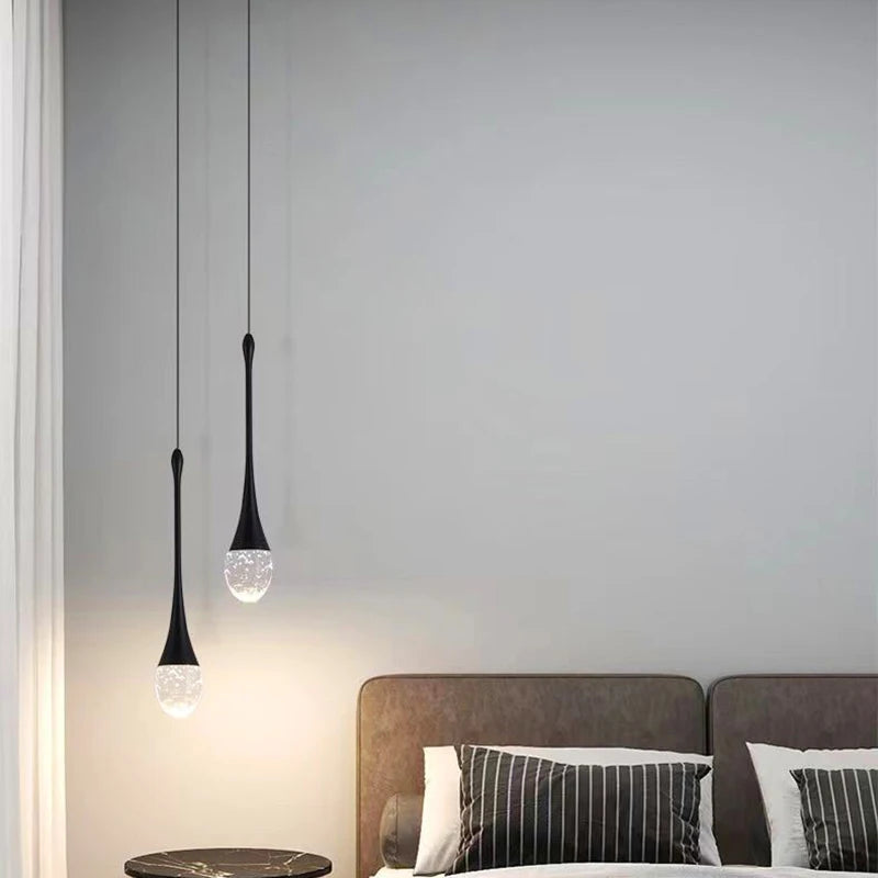 1 PC Modern home decor led lights Bedroom lamp bedside pendant light lamps led Chandeliers hanging light indoor lighting