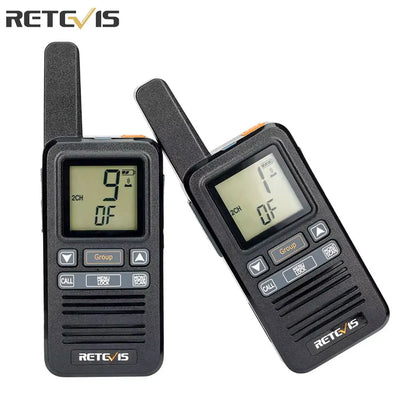 Retevis RB667 Walkie Talkie 2pcs/4pcs PMR446/FRS Portable Type-C Lincense-free Two Way Radio 1.44 Inch LCD Display for Camping