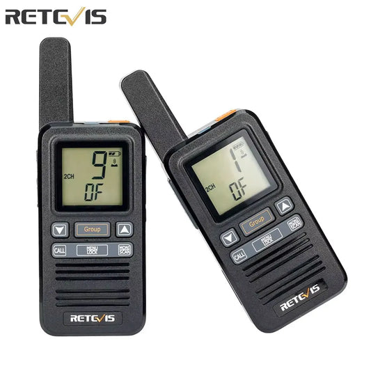 Retevis RB667 Walkie Talkie 2pcs/4pcs PMR446/FRS Portable Type-C Lincense-free Two Way Radio 1.44 Inch LCD Display for Camping