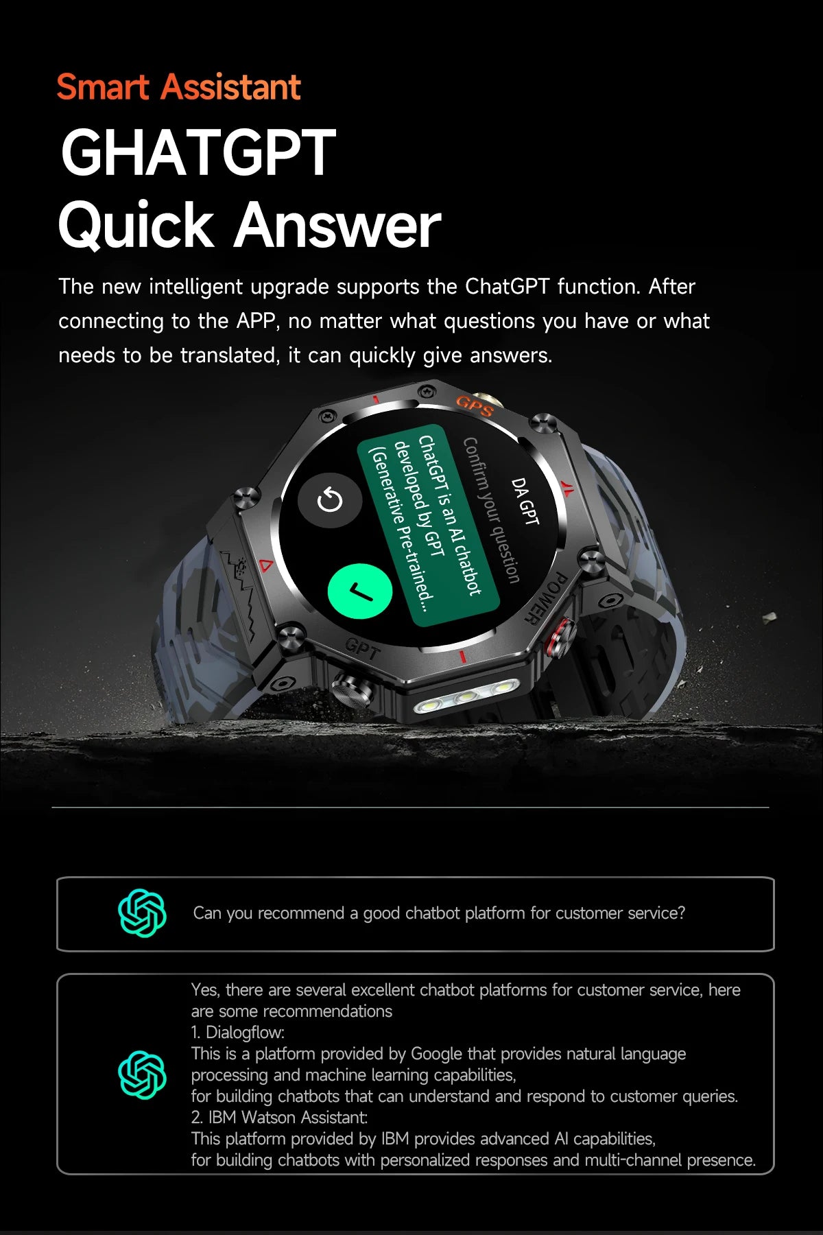 New Military Real GPS Smart Watch Men 10ATM IP69K Waterproof Swim Sports Watches Flashlight Bluetooth Call AMOLED HD Smartwatch