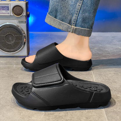 Outdoor Sandals Beach Casual Shoes New Summer Men Massage Slippers Sides Indoor Soft Sole Slides Men Flip-flops Men's Footwear