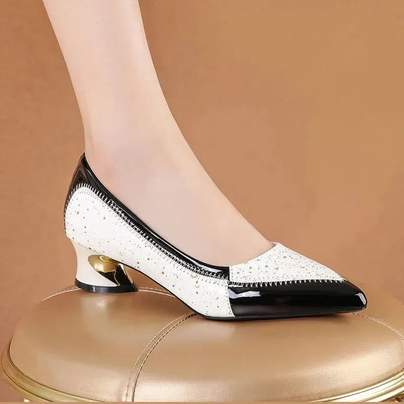 Women's Pointed Toe High Heels Fashion Business Dress Shoes for Woman Luxury Wedding Shoe Designer Shoes Zapatos Mujer
