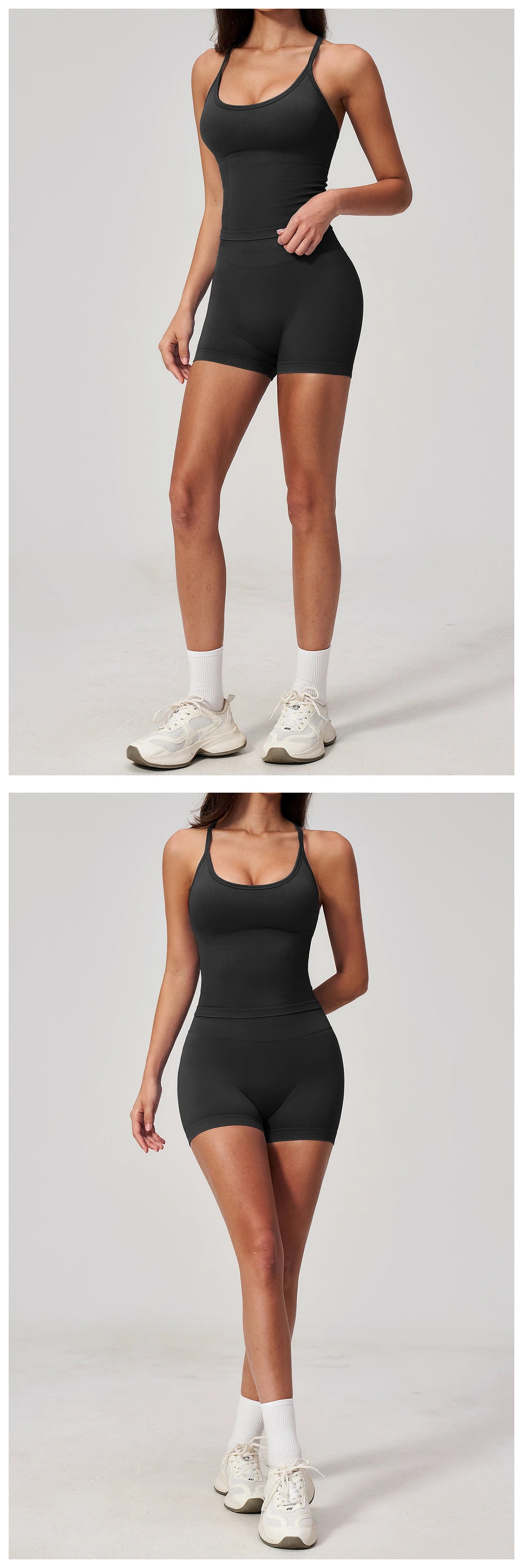 Fitness Suit 2PCS Women's Tracksuit Yoga Set Sports Outfits Gym Clothes Running Push Up Sportswear Female Workout Yoga Clothes