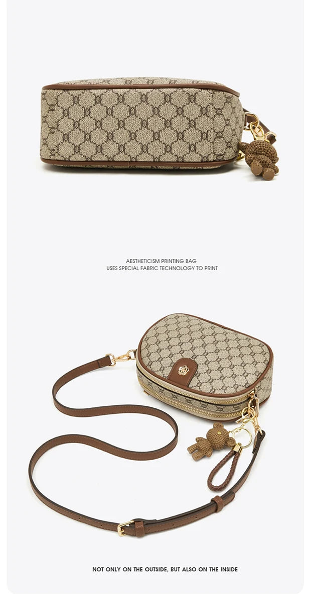 FOXER 2026 Fashion New Women's Shoulder Bag PVC Leather Female Crossbody Bag Chic Daily Lady Cellphone Bag Purse