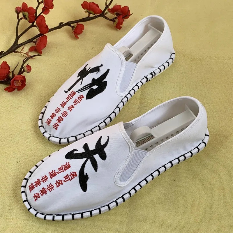 Hanfu Shoes for Women Sneakers Men Ethnic Style Embroidery Chinese style Streetwear Fashion Casual Vintage Old Beijing Shoes