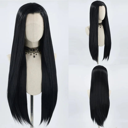 Charisma Synthetic Lace Front Wig Long Silky Straight Hair Heat Resistant Hair Synthetic Wigs For Women Ginger Blonde Wig
