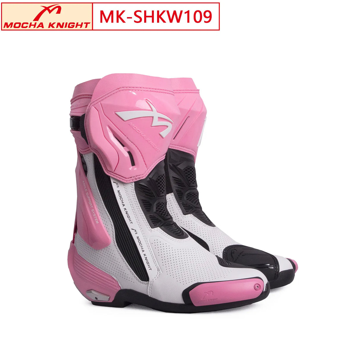 MOCHA Off-Road Riding Boots Ankle & Shin Impact Protection Non-Slip Wear-Resistant Sole for Track Enduro Competitive Riding