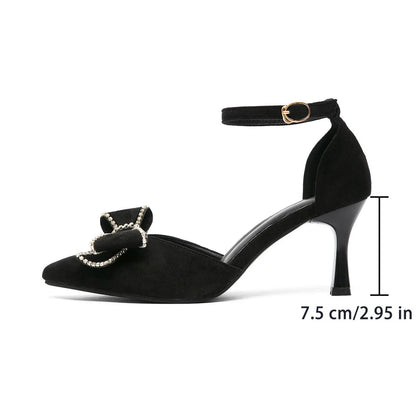 2025 Women's Summer New Fashion Bow High Heel Sandals Luxury Fashion Sandals Paired with Bow Single Shoulder Women's Bag Set