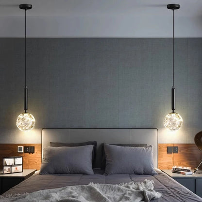 1 PC Modern Home Decor LED Lights Bedroom Lamp Bedside Pendant Light Lamps LED Chandeliers Hanging Light Indoor Lighting