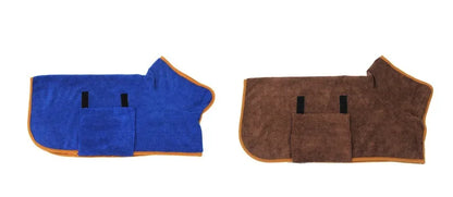 New Dog Bathrobe Absorbent Pet Quick Drying Bath Towel Dog Bath Towel Large Small Dogs Clean Absorbent Bathrobe Cat Pet Products